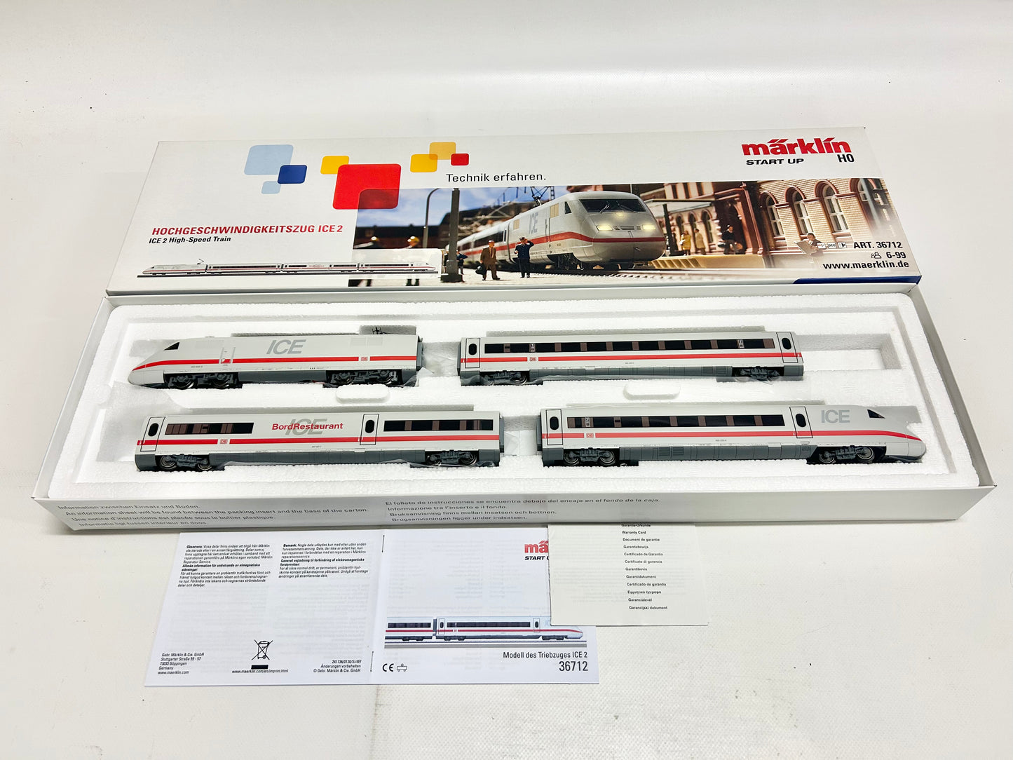 Märklin 36712 Digital + Sound ICE Triebwagen InterCityExpress H0