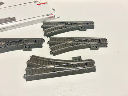 Märklin 24611 24612 24672 24671 C-Gleise Weichen Konvolut H0