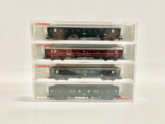Fleischmann 8130 8131 8132 8134 Personenwagen DR Spur N