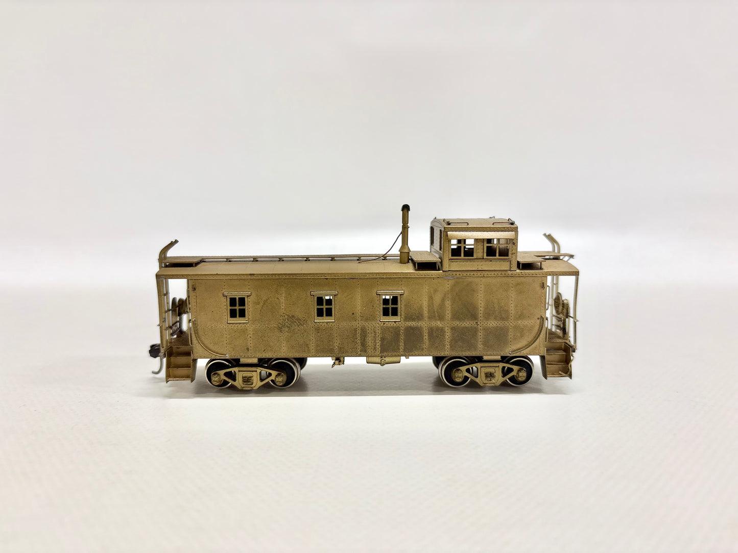 GOM Güterwagen Caboose Messing USA DC H0