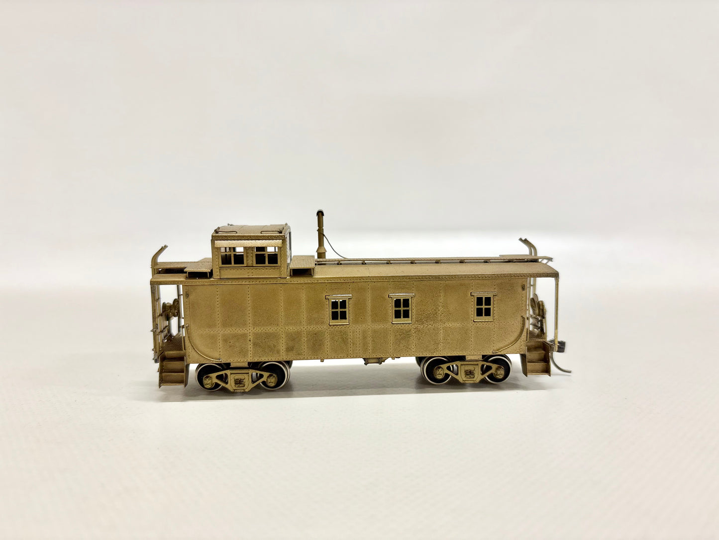 GOM Güterwagen Caboose Messing USA DC H0