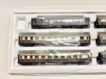 Märklin 41929 Wagen-Set "Rheingold" Schnellzugwagen mit Innenbeleuchtung DRG AC H0