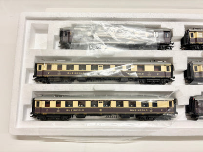 Märklin 41929 Wagen-Set "Rheingold" Schnellzugwagen mit Innenbeleuchtung DRG AC H0