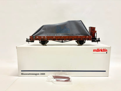 Märklin Museumswagen 2001 Güterwagen "Schuler-Pressen" DB Spur 1