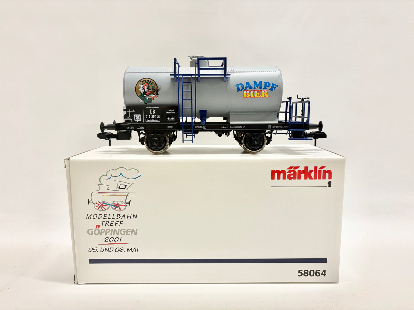 Märklin 58064 Kesselwagen "Dampf Bier" Güterwagen DB Spur 1
