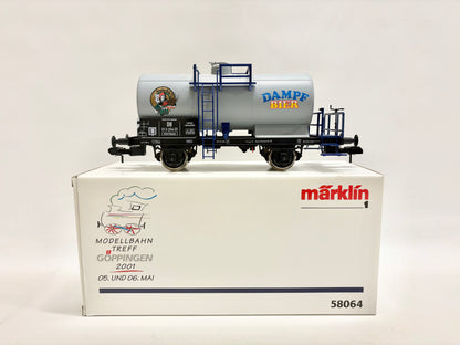 Märklin 58064 Kesselwagen "Dampf Bier" Güterwagen DB Spur 1