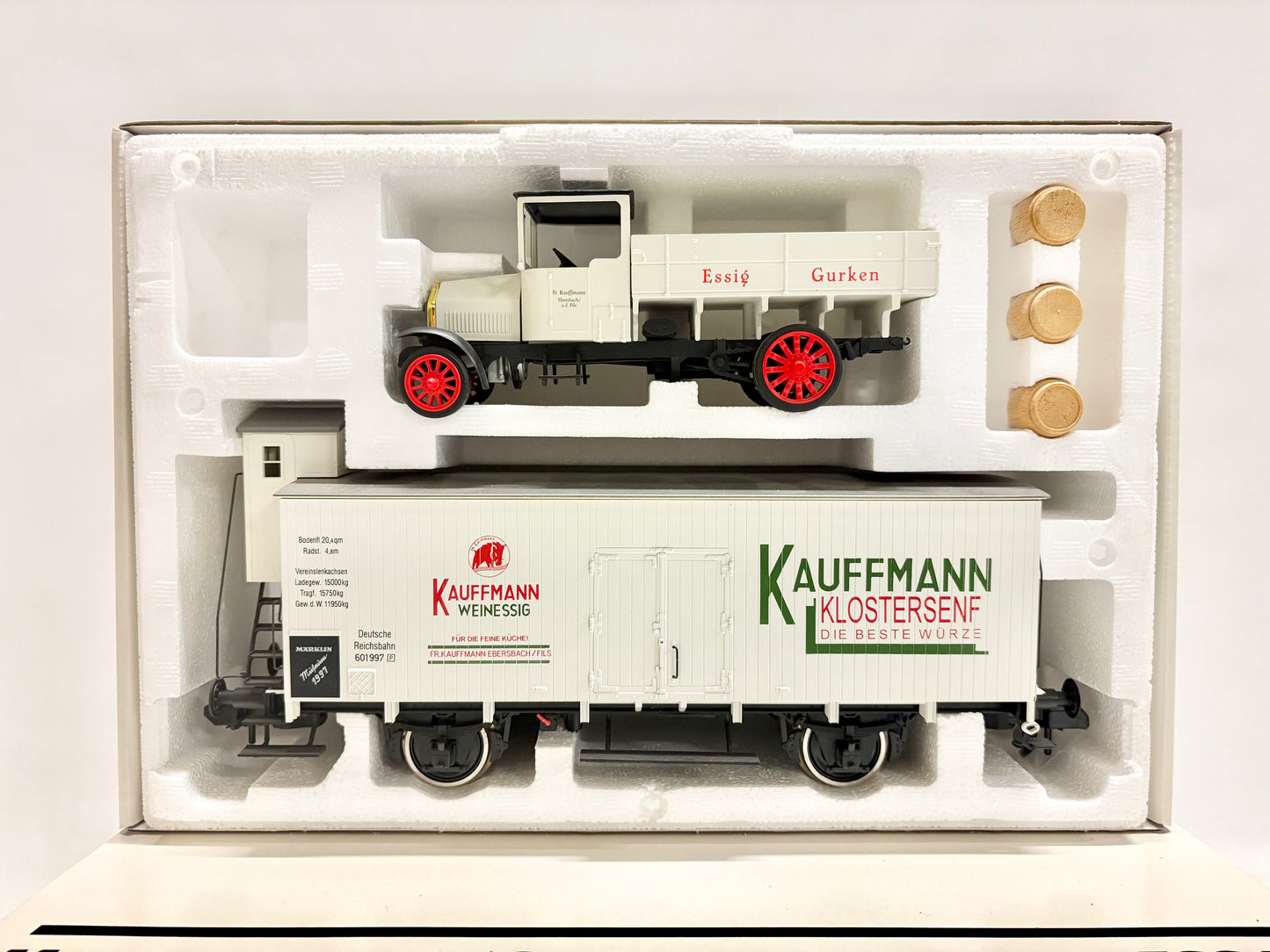 Märklin 58311 Museumswagen-Set 1997 "Kaufmann-Senf" DR Spur 1