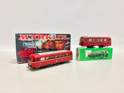 Märklin 3016 + 4018 Schienenbus + Beiwagen Triebwagen H0&nbsp;
