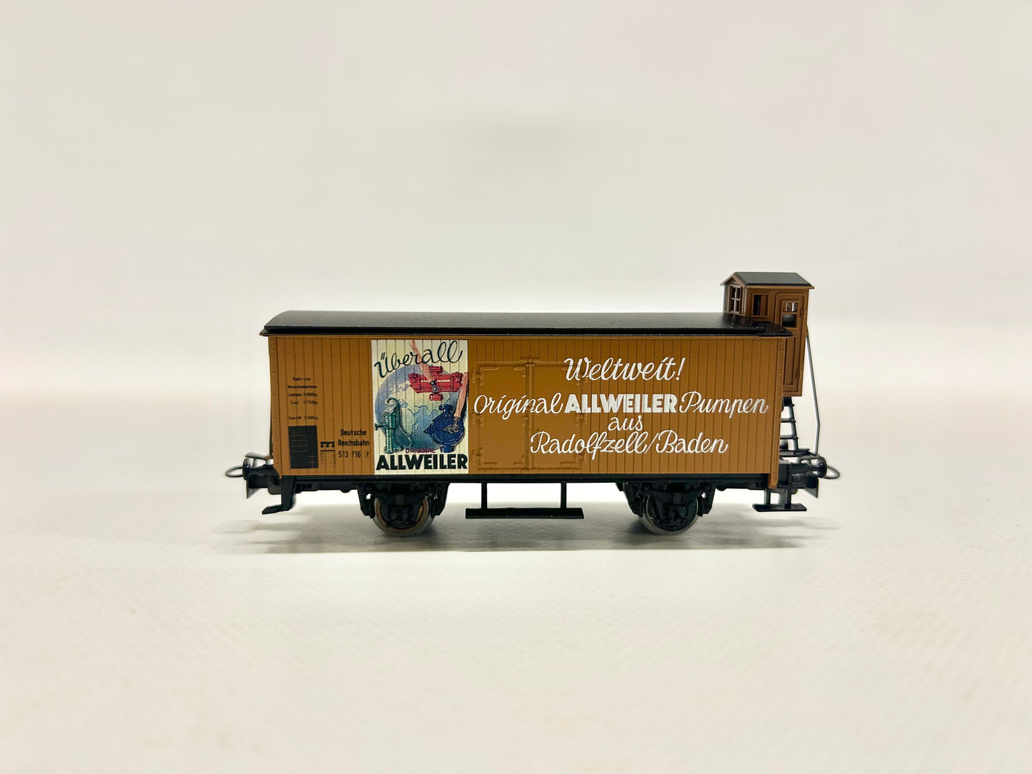 Märklin 4680 SoMo "Allweiler Pumpen" Radolfzell Gedeckter Güterwagen AC H0