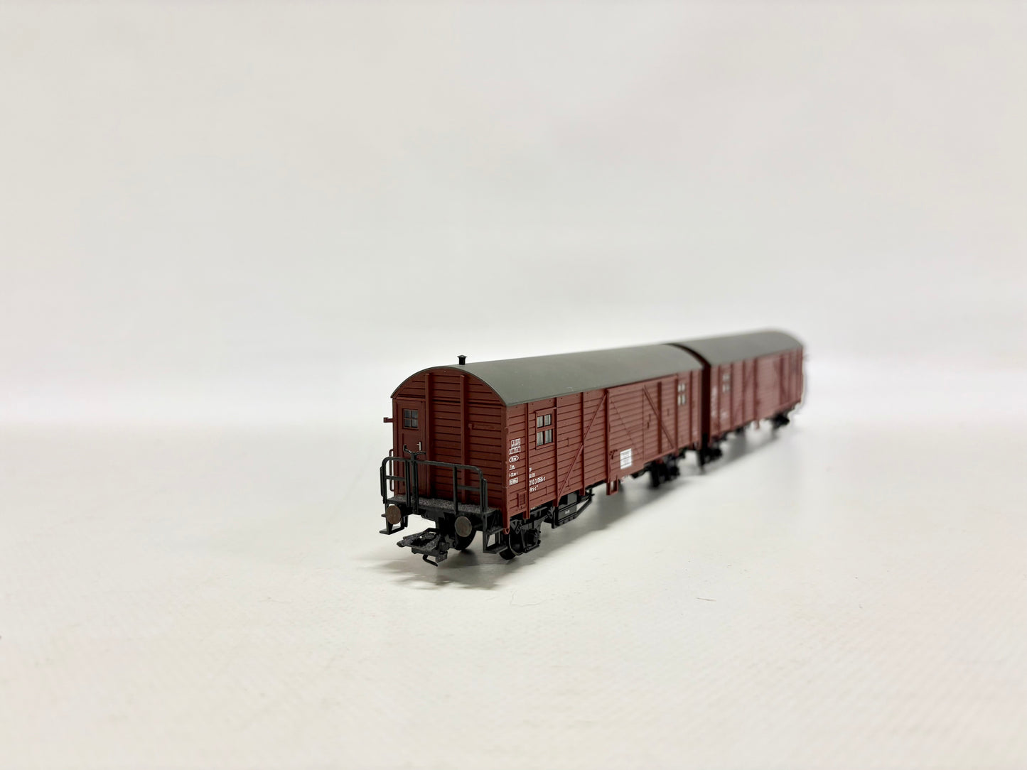 Märklin Leig-Einheit gedeckte Güterwagen DB AC H0