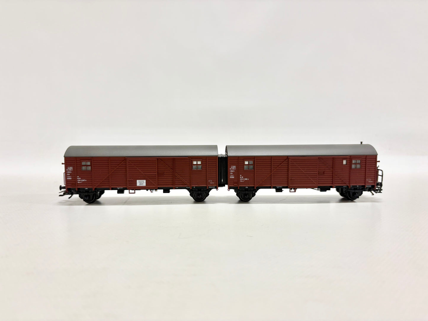Märklin Leig-Einheit gedeckte Güterwagen DB AC H0