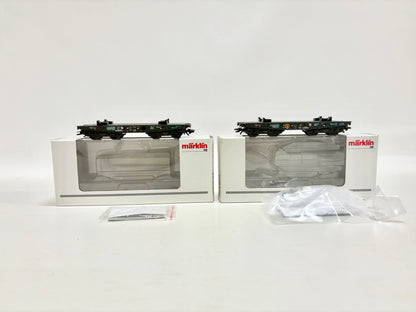 Märklin 48746 + 48748 Schwerlastwagen *ohne Ladung* Bundeswehr AC H0