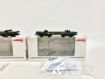 Märklin 48746 + 48748 Schwerlastwagen *ohne Ladung* Bundeswehr AC H0