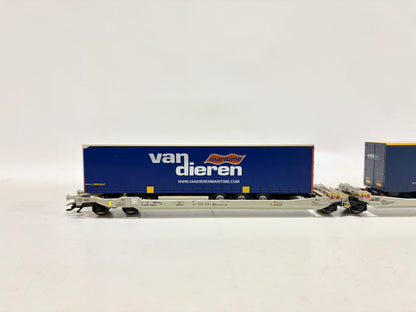Rocky Rail RR90321 Taschenwagen mit LKW-Auflieger DB AC H0 (Kopie)