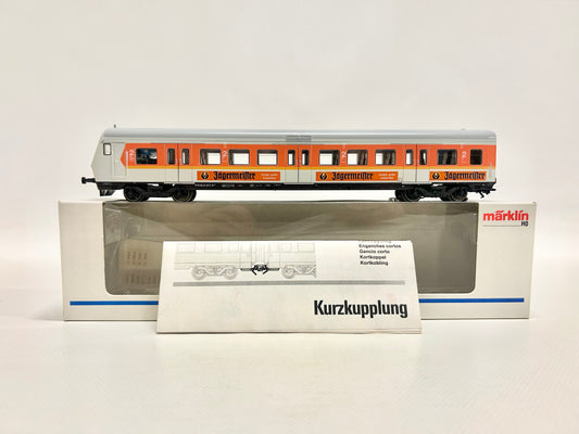 Märklin 4106 Personenwagen Steuerwagen mit Jägermeister Werbung DB AC H0