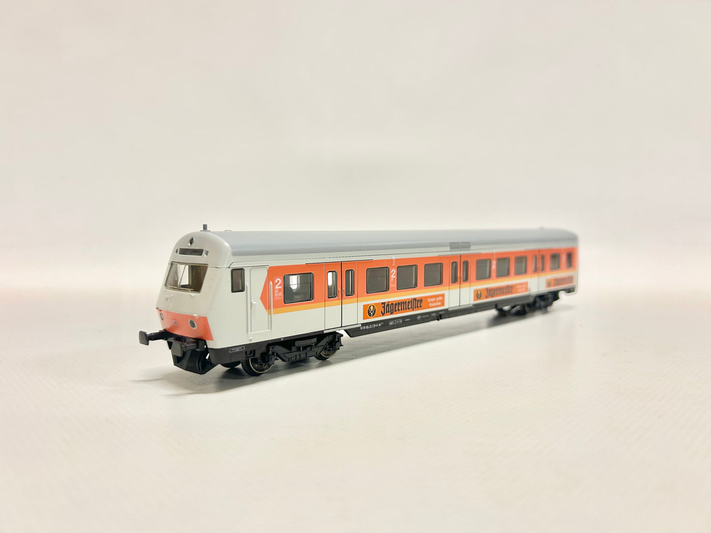 Märklin 4106 Personenwagen Steuerwagen mit Jägermeister Werbung DB AC H0