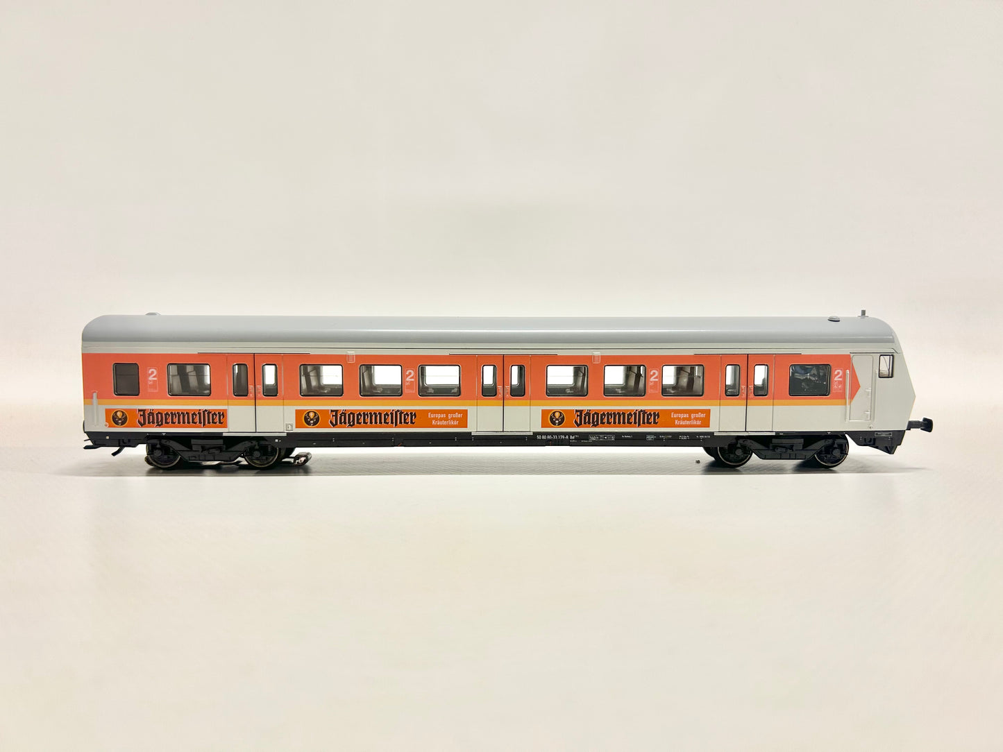 Märklin 4106 Personenwagen Steuerwagen mit Jägermeister Werbung DB AC H0