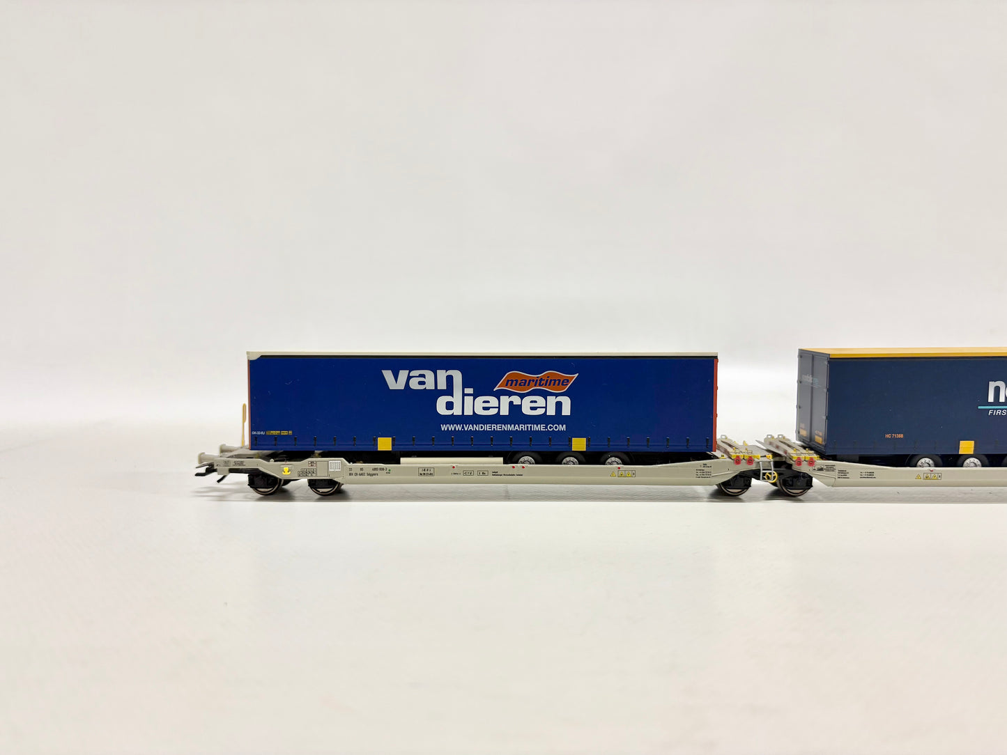 Rocky Rail RR90310 Taschenwagen mit LKW-Auflieger DB AC H0