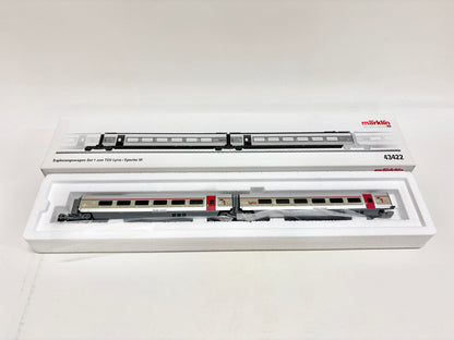 Märklin 43422 Ergänzungswagen-Set TGV-Lyria SNCF SBB AC H0