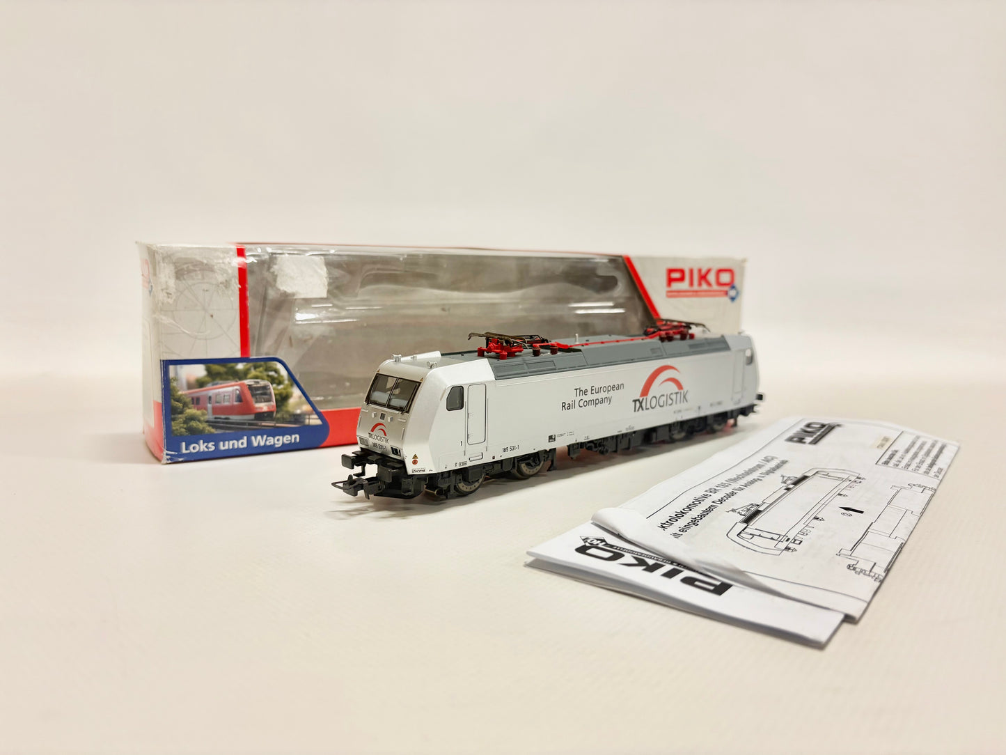 Piko 57241 Digital AC E-Lok Br 185 531-1 TX Logistik AC H0