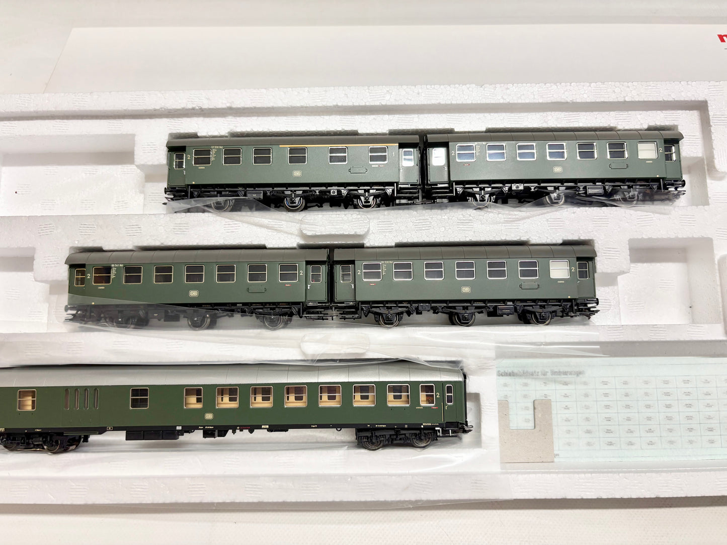 Märklin 43194 Wagen-Set Personenwagen DB AC H0