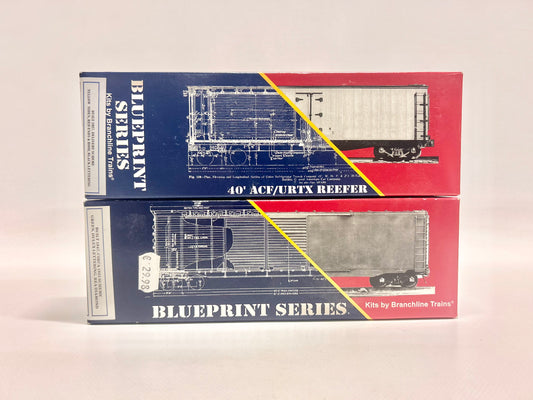 Branchline Trains Blueprint Series Box Car Bausätze USA Güterwagen H0