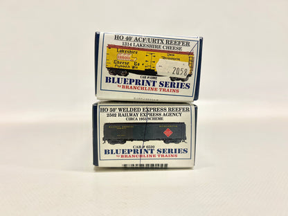 Branchline Trains Blueprint Series Box Car Bausätze USA Güterwagen H0