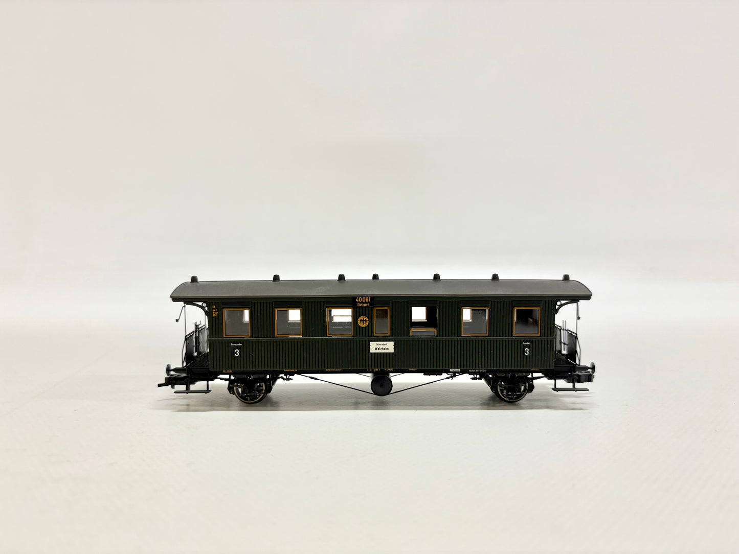 Brawa 2169 Württemberg Personenwagen DRG DC H0