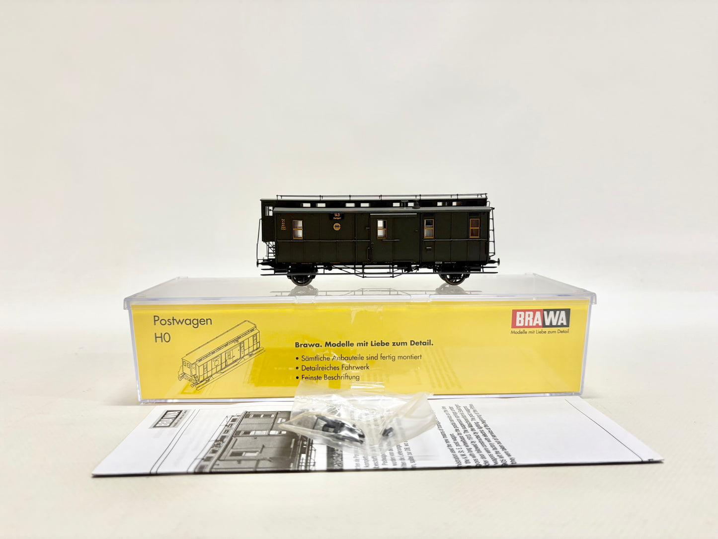 Brawa 2131 Postwagen DRG DC H0