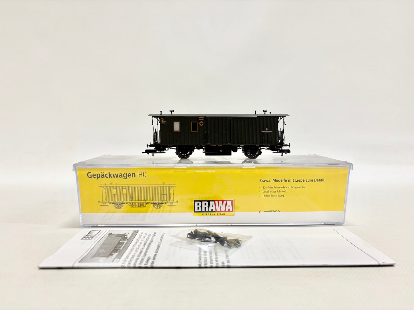Brawa 2411 Württemberg Gepäckwagen DRG DC H0