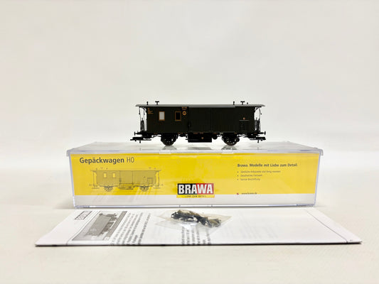 Brawa 2411 Württemberg Gepäckwagen DRG DC H0