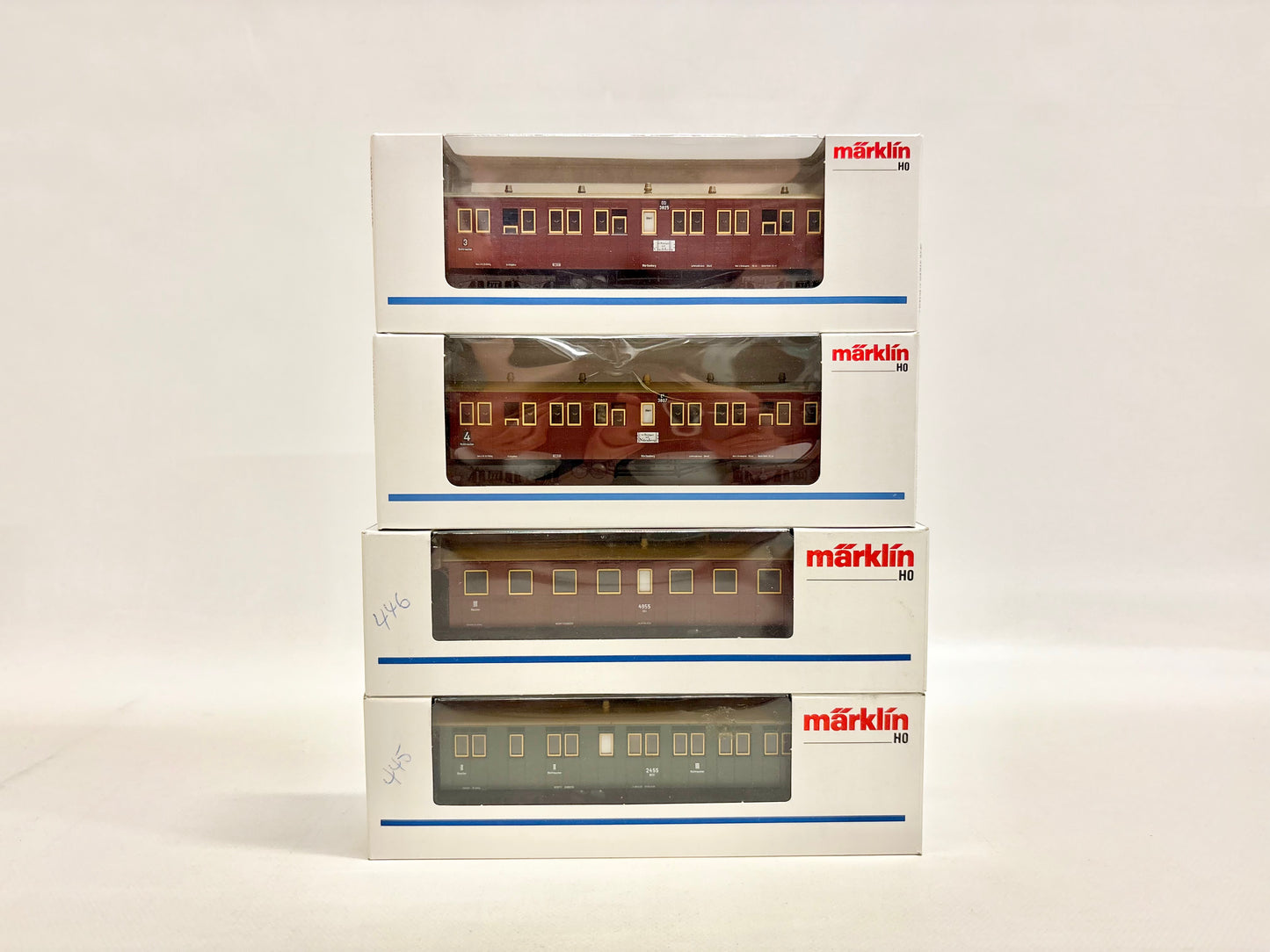 Märklin Württ. Personenwagen 4211 4210 42141 42131 K.W.St.E. AC H0