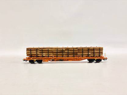 Piko Rungenwagen mit Holzladung Wascosa DC H0