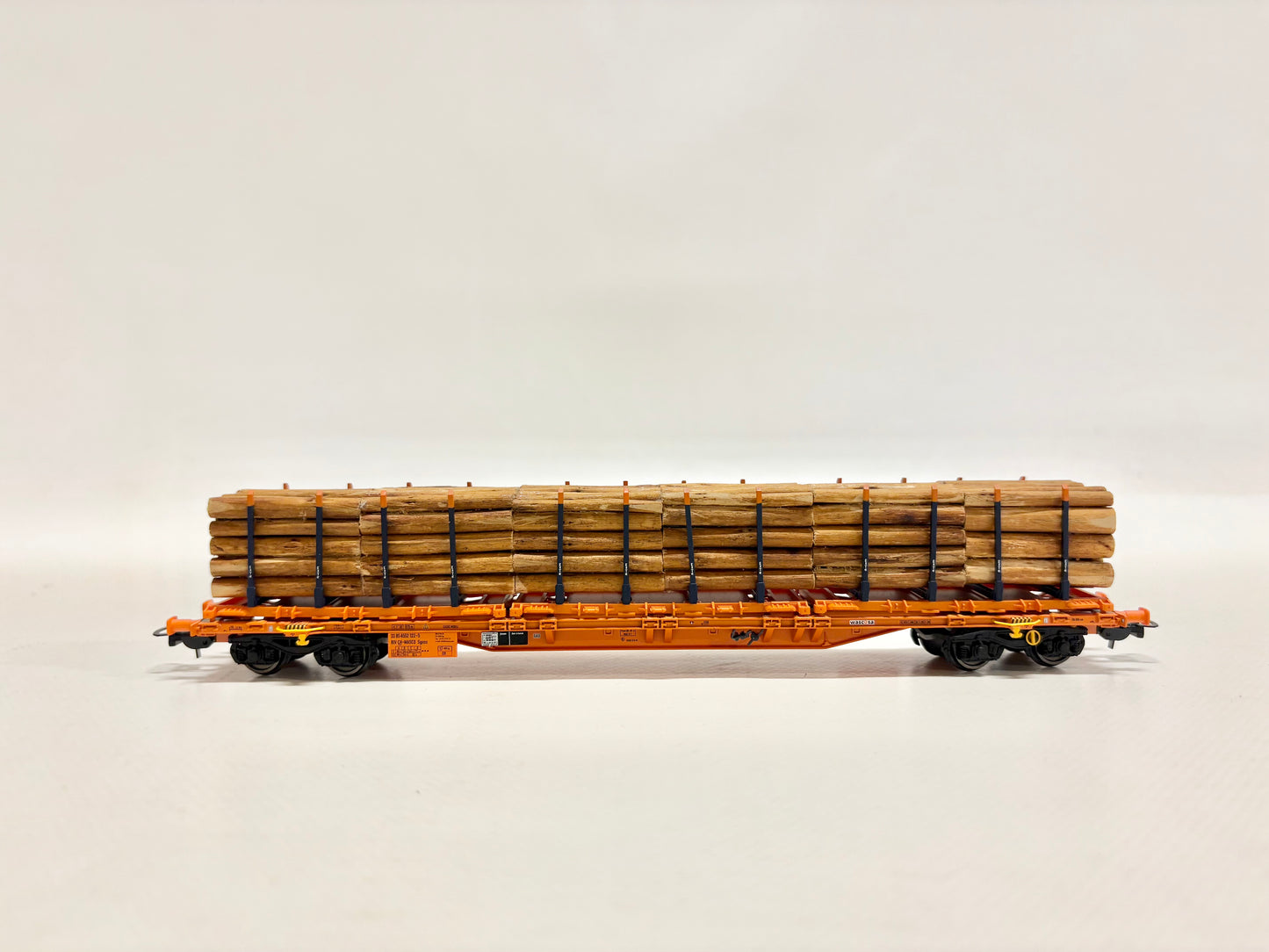 Piko Rungenwagen mit Holzladung Wascosa DC H0