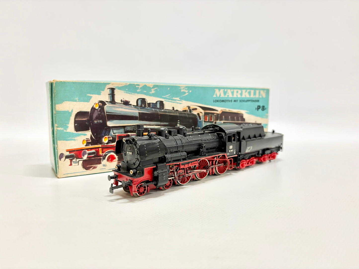 Märklin 3098 Dampflok *gesupert* Br 38 1807 DB AC H0
