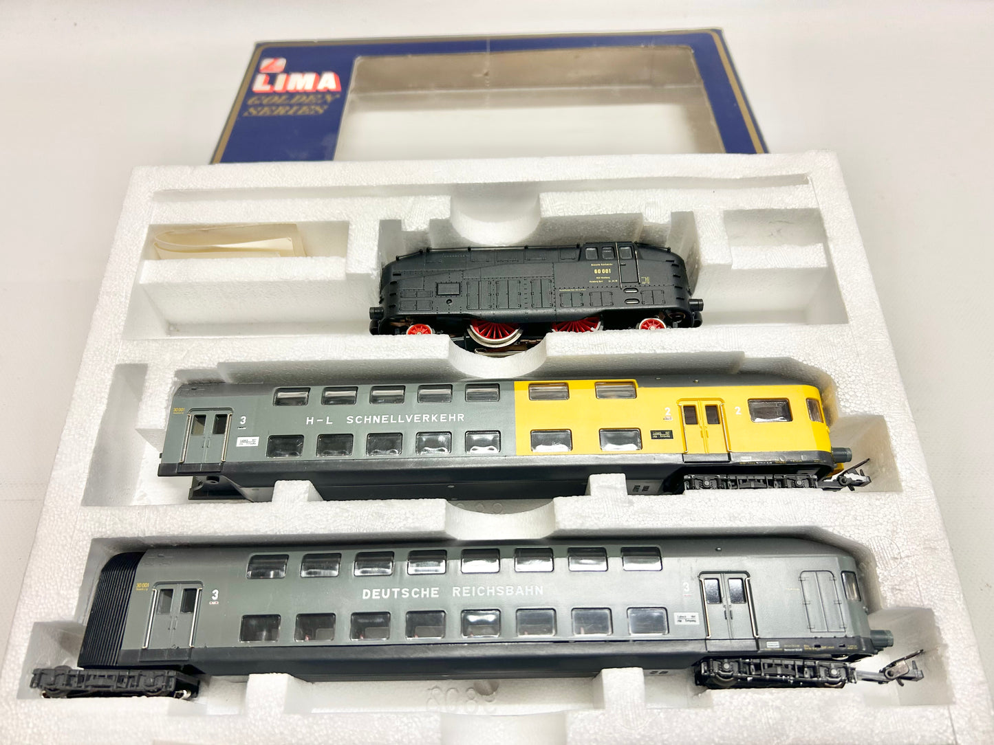 LIMA 149802 AC Zugpackung HL-Schnellverkehr mit Dampflok DR AC H0