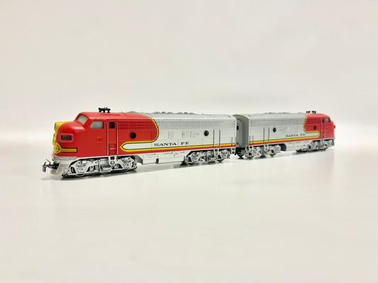 Märklin 3060 + 4060 Diesellok F7 Santa Fe USA AC H0