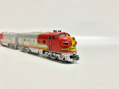 Märklin 3060 + 4060 Diesellok F7 Santa Fe USA AC H0