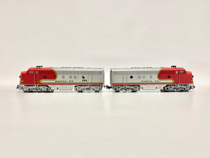 Märklin 3060 + 4060 Diesellok F7 Santa Fe USA AC H0