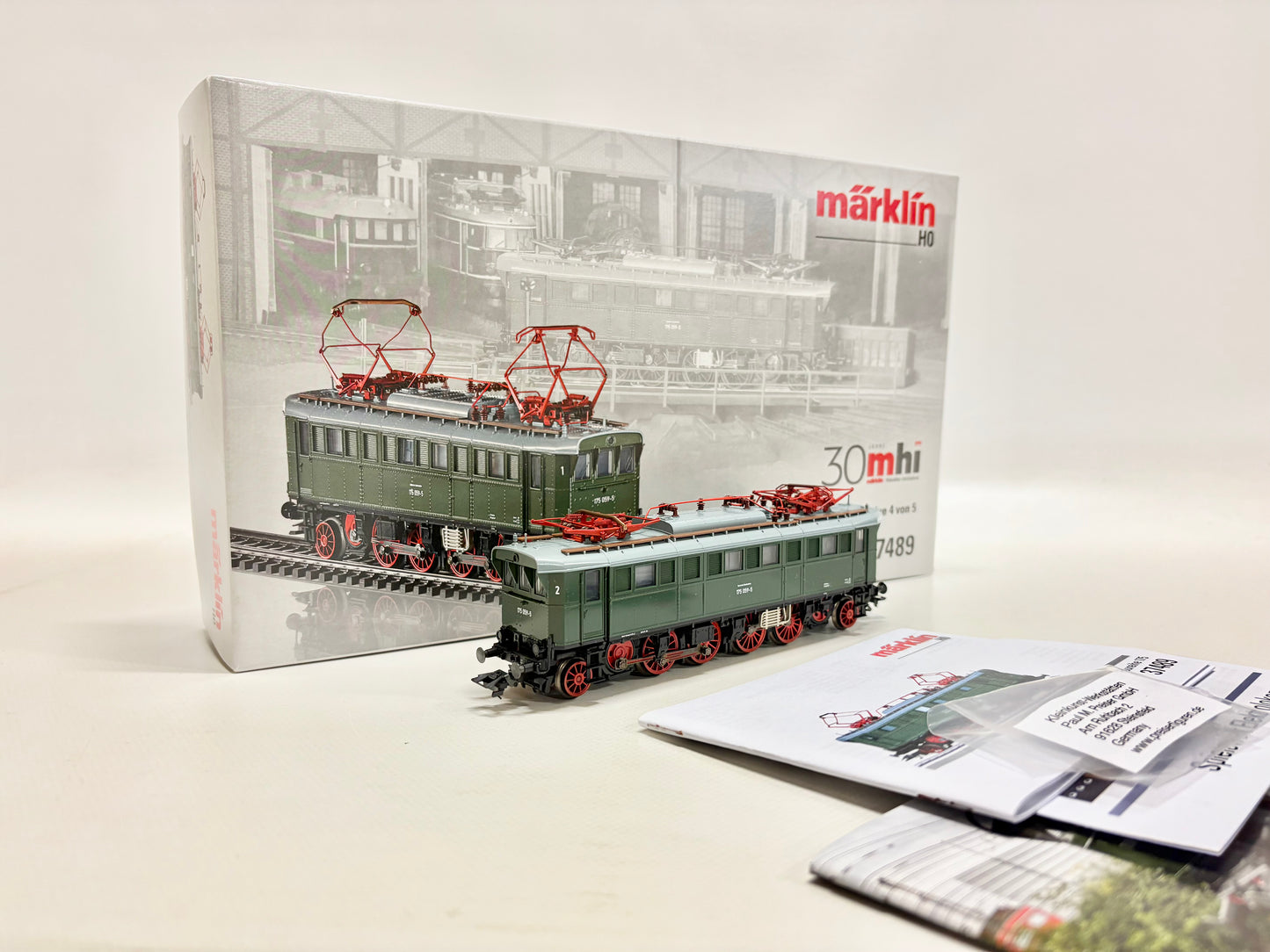 Märklin 37489 Mfx+ Digital & Sound E-Lok Museumslok Br 175 DB AC H0