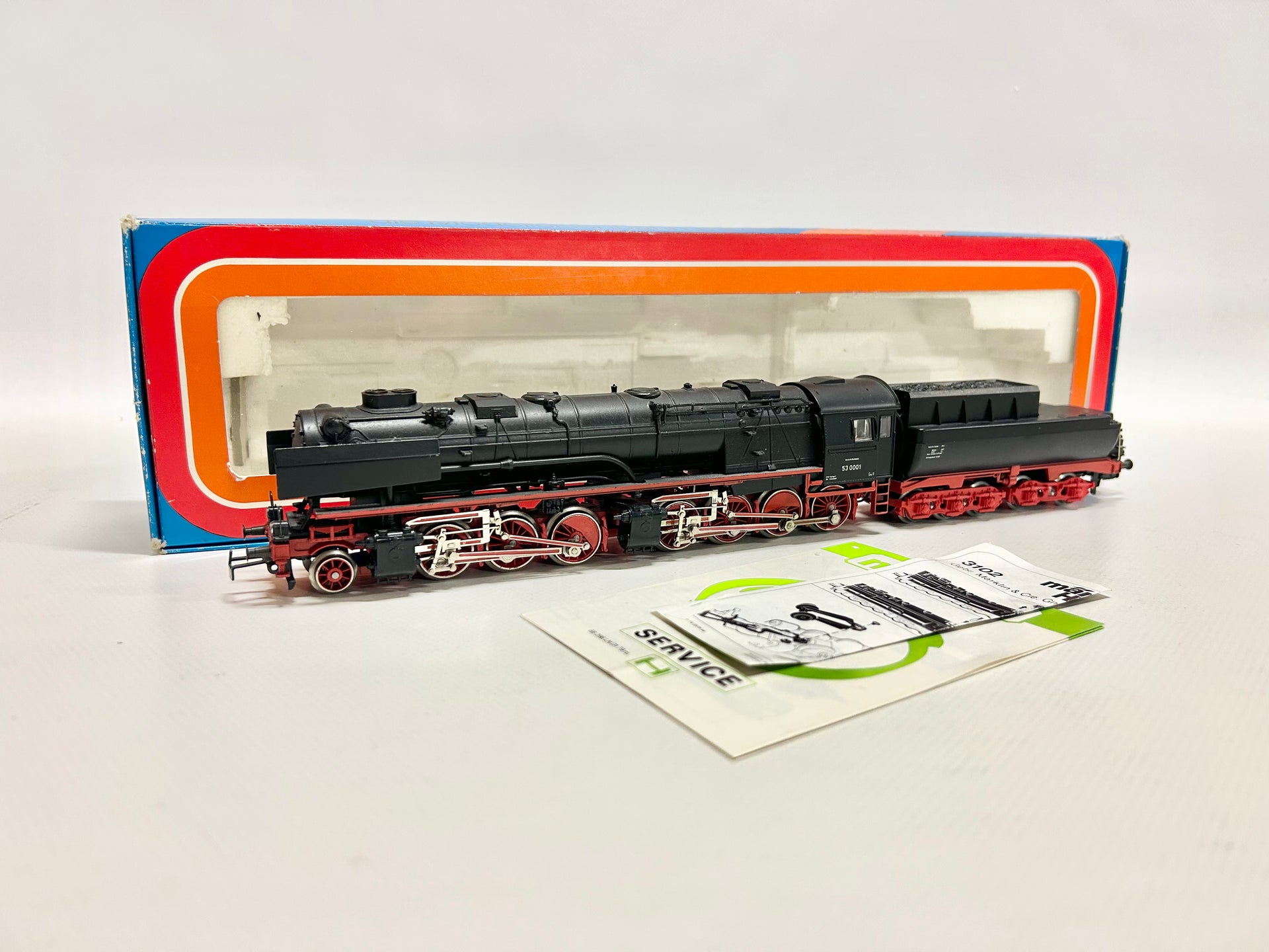 Märklin 3102, Steam Locomotive Br 53, Borsig, H0, Original