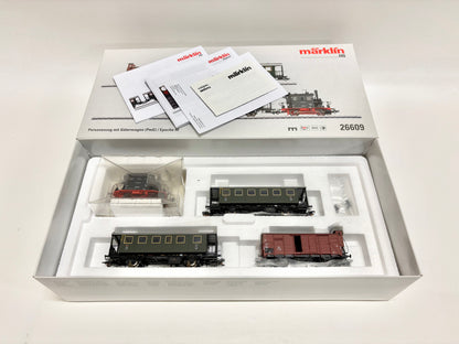 Märklin 26609 Mfx+ Digital & Sound Zugpackung Personenzug mit Güterwagen DB AC H0