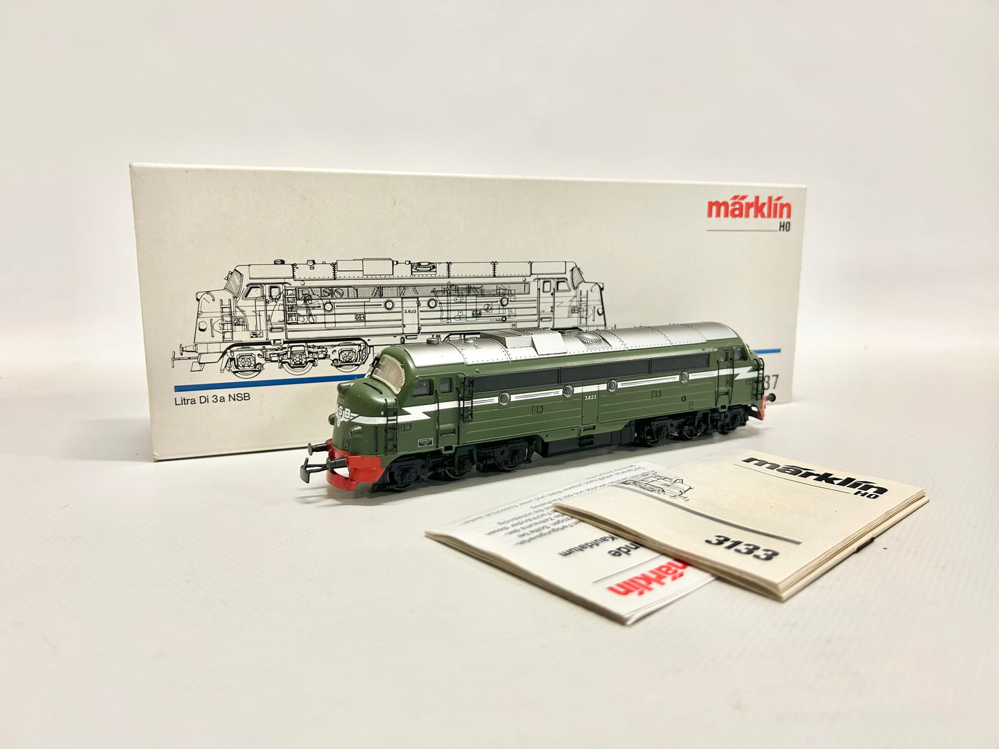 Märklin 3137 NOHAB Diesellok NSB Litra H0