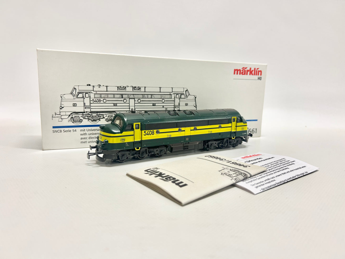 Märklin 34661 Digital NOHAB Diesellok SNCB Serie 54 H0