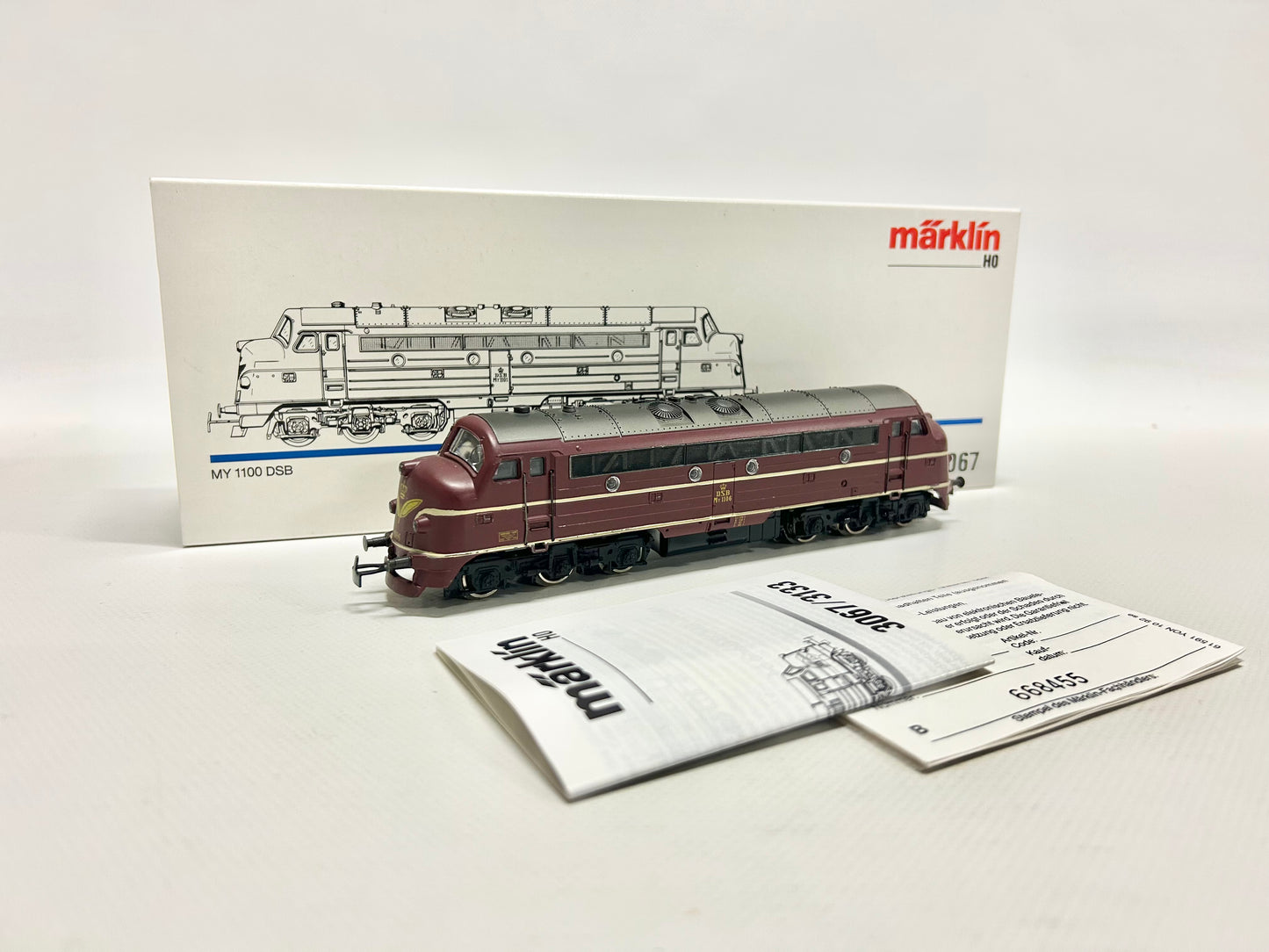 Märklin 3067 Diesellok NOHAB  My 1106 DSB H0