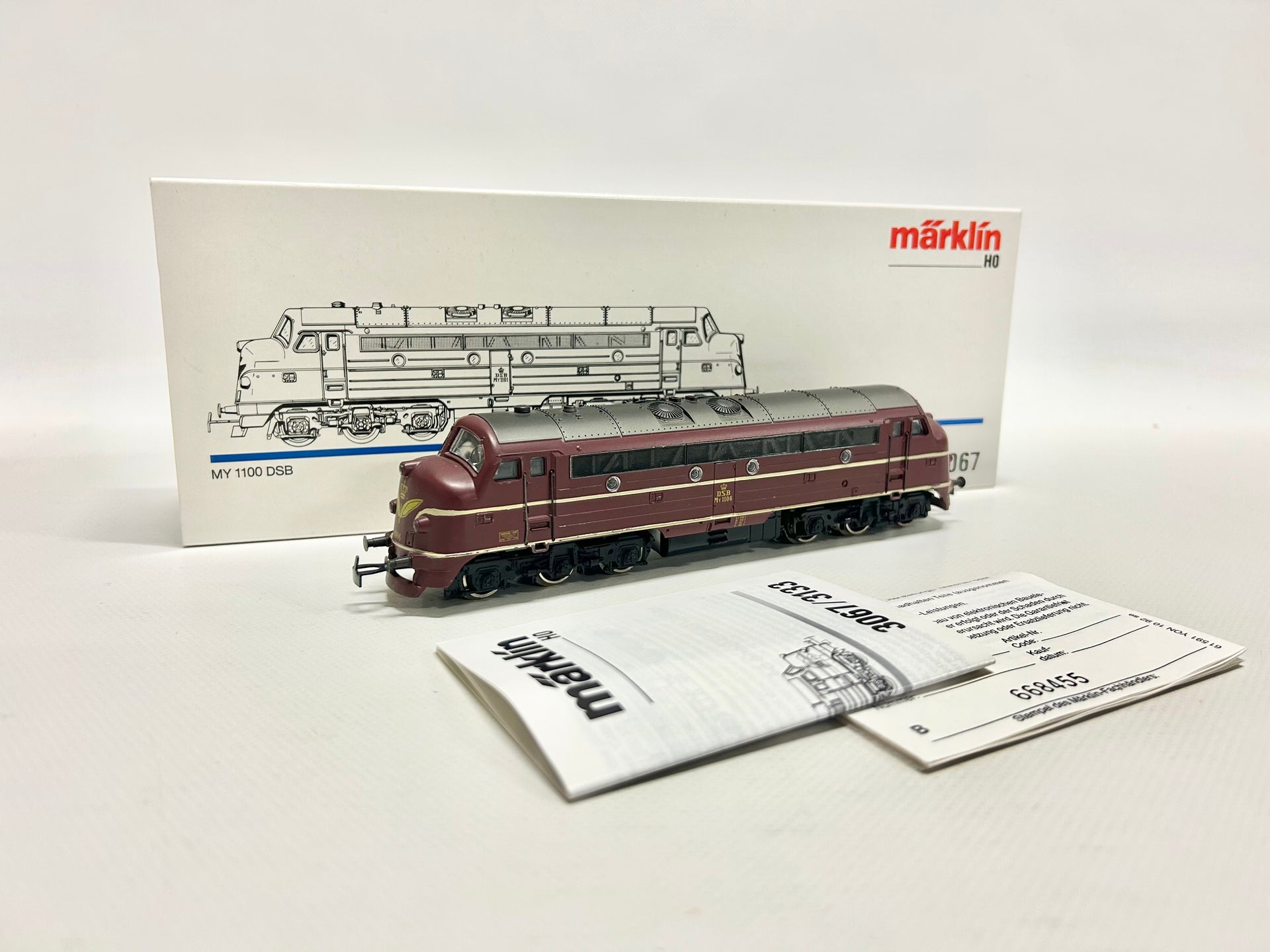 Märklin 3067 Diesel locomotive NOHAB My ​​1106 DSB H0 – secondplay