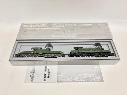 Märklin 3300 Mfx-Digital + Sound Umbau Jubiläumspackung Krokodil DB SBB AC H0