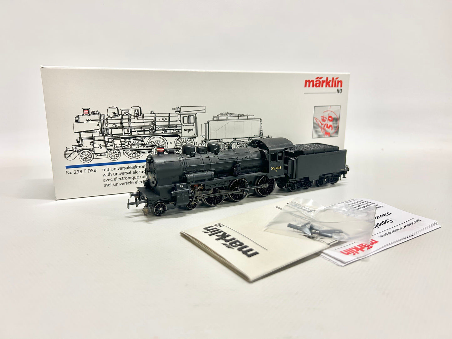 Märklin 34989 Digital Dampflok Nr. 298 T DSB H0