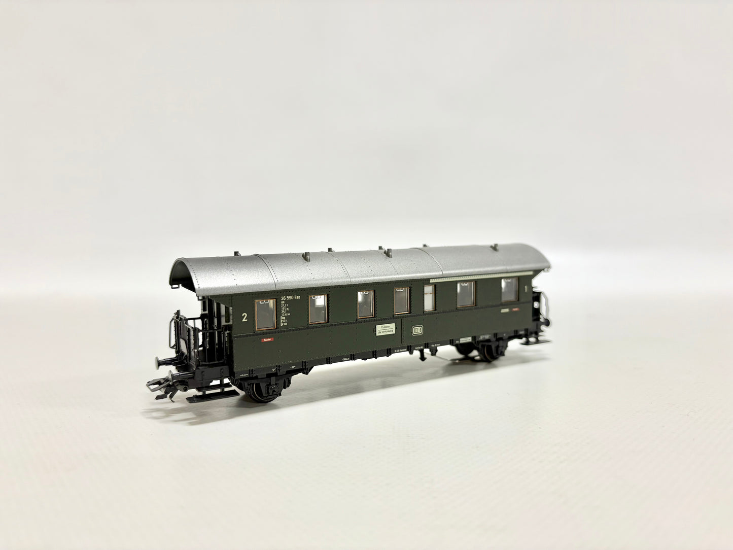 Märklin 3x 4313 Personenwagen mit Innenbeleuchtung Donnerbüchsen DB AC H0