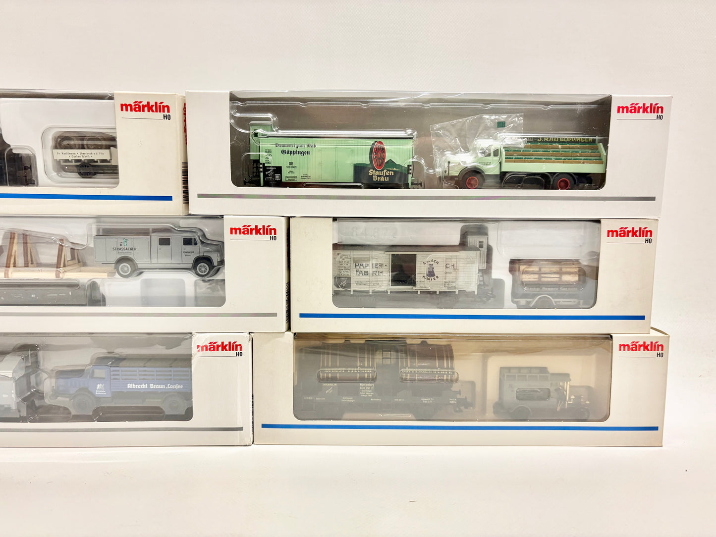 Märklin 6x Museumswagen Güterwagen Konvolut AC H0